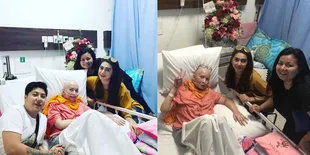 FOTO: Prihatin, Nabila Syakieb Besuk Yana Zein di Rumah Sakit