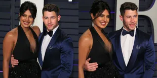 FOTO Priyanka Chopra & Nick Jonas Mesra di After Party Oscar 2019
