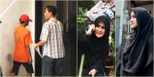 Foto Proses Pra Rekonstruksi Pelaku Pembakaran Rumah Pipik Dian