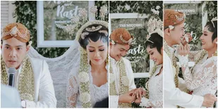 FOTO: Prosesi Akad Nikah Ardina Rasti - Arie Dwi Andhika, Bahagia