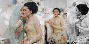 FOTO Prosesi Dulangan Erina Gudono Sebelum Midodareni, Cantik Berkebaya Kuning