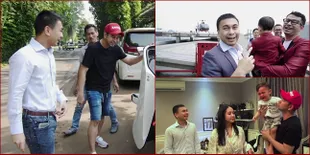 FOTO: Raditya Dika Naik Mobil Mewah dan Helikopter Bareng Raffi