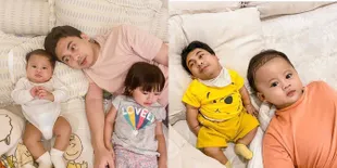 Foto Raditya Dika Swap Face dengan Anak, Memang Bapak yang Kocak dan Menyenangkan