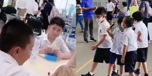 Foto Rafathar Saat di Sekolah, Dijemput Mama Gigi - Satu SD dengan Anak Kembar Aisyahrani dan Putra Aliya Rajasa