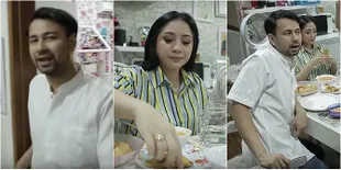 Foto Raffi Ahmad Buka Puasa di Rumah, Bikin Istri dan Adik Heran