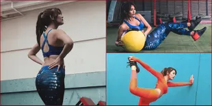 FOTO: Rahasia Tubuh Indah Maria Selena, Olahraga Teratur!