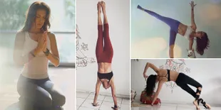 FOTO: Rajin Yoga, Tubuh Sophia Latjuba Jadi Lentur & Goals Banget