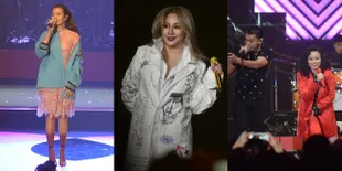 FOTO: Ramaikan Konser LAFF Festival, Begini Gaya Kece CL - Raisa!