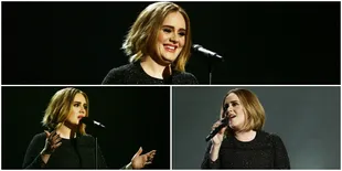 FOTO: Rambut Pendek & Tubuh Langsing Bikin Adele Makin Memesona