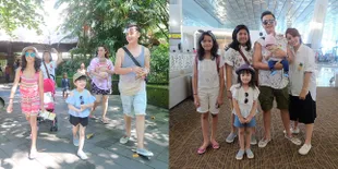 Foto Ramenya Liburan Keluarga Andhika & Ussy Sulistiawaty di Bali