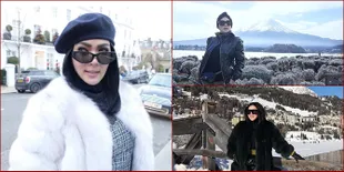FOTO: Rangkuman Liburan Tahun Baru Syahrini, Swiss Hingga Jepang