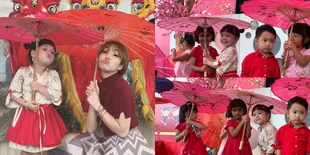 FOTO: Rayakan Imlek di Sekolah, Gisel Panggil Gempi Mei-Mei