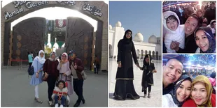 FOTO: Rayakan Tahun Baru di Dubai, Ayu Ting Ting & Keluarga Happy