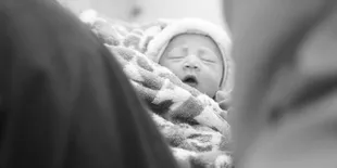 FOTO Rayyanza Malik Ahmad Anak Kedua Raffi dan Nagita, Ganteng Berdagu Lancip - Nama Terpilih Sehari Sebelum Lahir