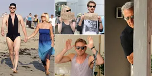 FOTO: Reaksi Lucu Seleb Saat Dipotret Paparazzi, Bikin Ngakak!