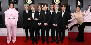FOTO: Red Carpet Grammy 2019, Pesona BTS - Cardi B Jadi Mermaid