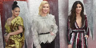 FOTO: Red Carpet Premiere 'OCEAN'S 8', Rihanna Bikin Gagal Fokus!