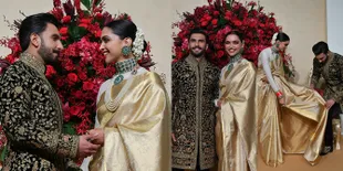 FOTO Resepsi Deepika Padukone - Ranveer Singh di Bengaluru, Mesra