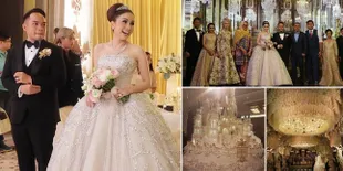 FOTO: Resepsi Megah Pernikahan Momo Geisha, Bertema Royal Wedding