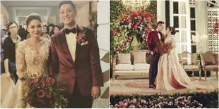 FOTO: Resepsi Mewah Putri Titian - Junior, Pelaminan Bak Istana!