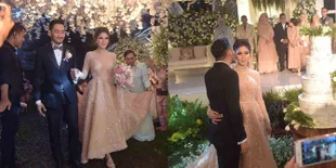 FOTO: Resepsi Pernikahan Syahnaz - Jeje, Pilih Tampil Kekinian