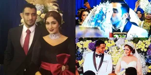 FOTO: Resepsi Romantis Tania Nadira - Alwi, Cium Kening Nan Mesra