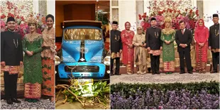 FOTO Resepsi Tistha Nurma - Afif Kalla, Mewah Pakai Adat Betawi