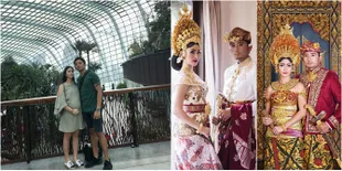 FOTO Resepsi Tutde & Sally, Meriah Meski Sudah Hamil Anak Pertama