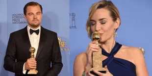 FOTO: Reuni Manis Duo 'TITANIC' di Panggung Golden Globe 2016