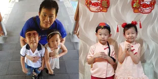 Foto Richard dan Richelle Anak Kembar Pebulutangkis Hendra Setiawan, Kompak Banget