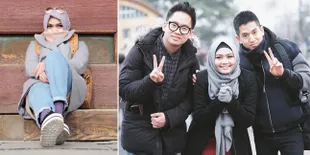 FOTO: Rina Nose ke Korea, Ditemani Mantan Suami & Oppa Ganteng!