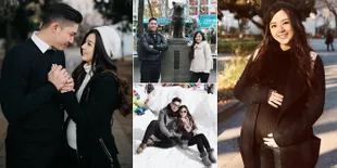 FOTO Romantis! Serunya Babymoon Franda & Samuel Zylgwyn di Jepang