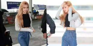 FOTO: Rose BLACKPINK Pakai Crop Top Pamerkan Pinggang Ramping