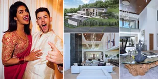 FOTO: Rumah Baru Nick Jonas - Priyanka Chopra, Ada Bioskop - Lapangan Basket Indoor!