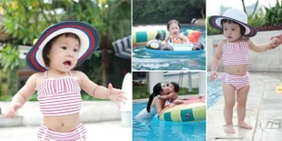 FOTO: Saat Baby Gempi Pakai Bikini, Lucunya Bikin Gemas Maksimal!