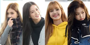 FOTO: Saat BLACKPINK Berangkat ke Indonesia, Cantik & Fashionable