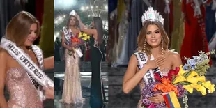 Foto: Saat Miss Colombia Kenakan Mahkota Miss Universe, Singkat!