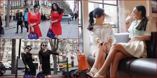 FOTO: Saat Syahrini & Nina Kaginda Kembaran Baju, Bak Adik-Kakak!