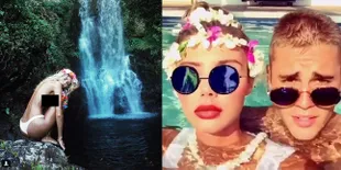 FOTO: Sahara Ray, Model & Teman Dekat Justin Bieber Nekat Topless