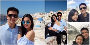 FOTO: Santorini - Paris, Honeymoon Alisia Rininta Penuh Cinta