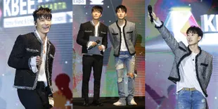 FOTO: Sapa Fans Indonesia, Ini Penampilan Kece Donghae & Eunhyuk!