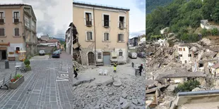FOTO: Sebelum & Sesudah Gempa di Italia Ini Bikin Hatimu Pedih