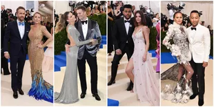 FOTO: Sederet Pasangan Seleb di Met Gala, Mesra di Red Carpet