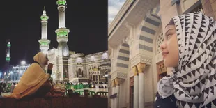 FOTO: Segera Menikah, Mytha Lestari Sempatkan Pergi Umrah Dulu