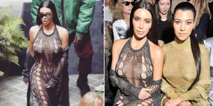 FOTO: Seksi di PFW 2016, Kim Kardashian Nyaris Tanpa Busana