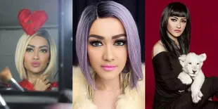 FOTO: Selalu Kece, Begini Gaya Julia Perez Pakai Wig Semasa Hidup