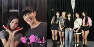 Foto Seleb Korea di Konser BLACKPINK 'BORN PINK FINALE' Day 1, Ada Lee Je Hoon Idola Jisoo