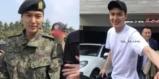 FOTO: Selesai Latihan Dasar Militer, Lee MIn Ho Pergi ke Salon
