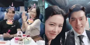 Foto Selfie Hyun Bin dan Son Ye Jin, Rayakan Ultah Bareng Mirip Orang Pacaran