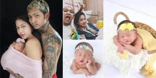 FOTO: Sempat Disembunyikan, Wajah Bayi Young Lex Akhirnya Terungkap ke Publik